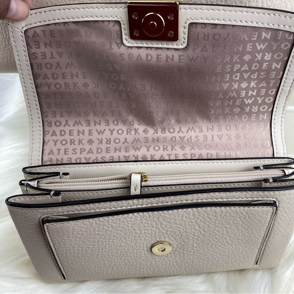 KATE SPADE LEATHER TERRACED PLACE SATCHEL BAG WITH WALLET - Picture 15 of 16